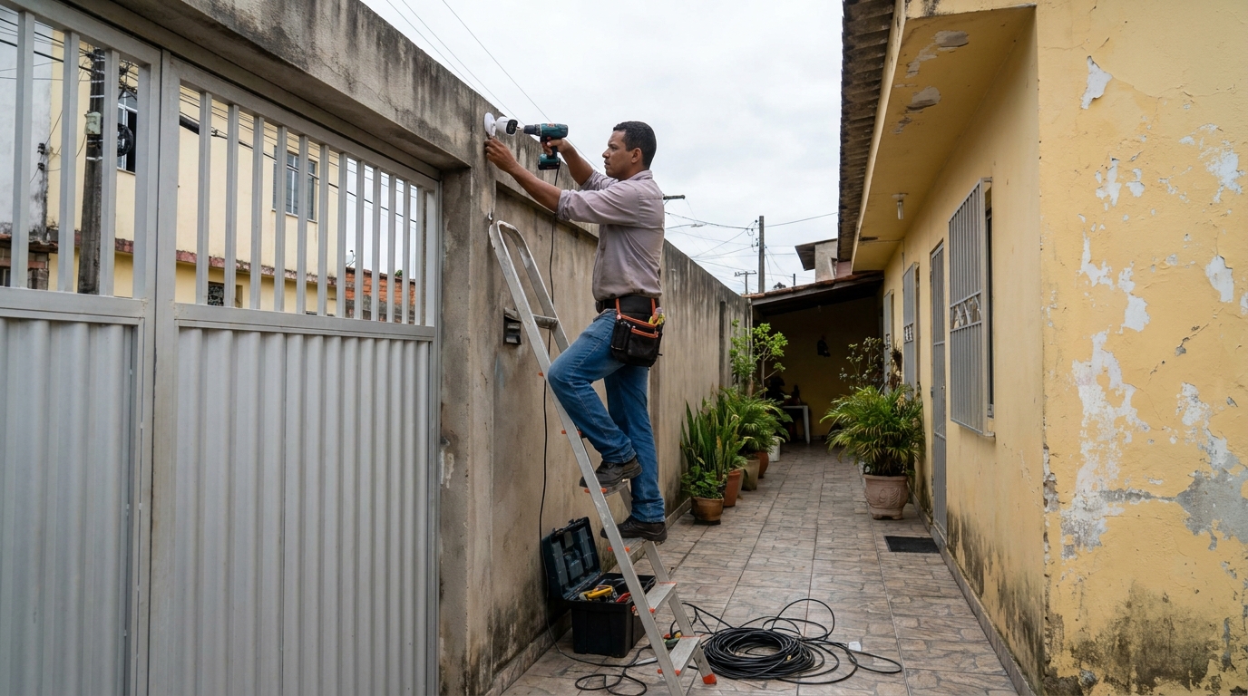 Passagem de Cabeamento em Ferrazópolis, São Bernardo do Campo‑SP