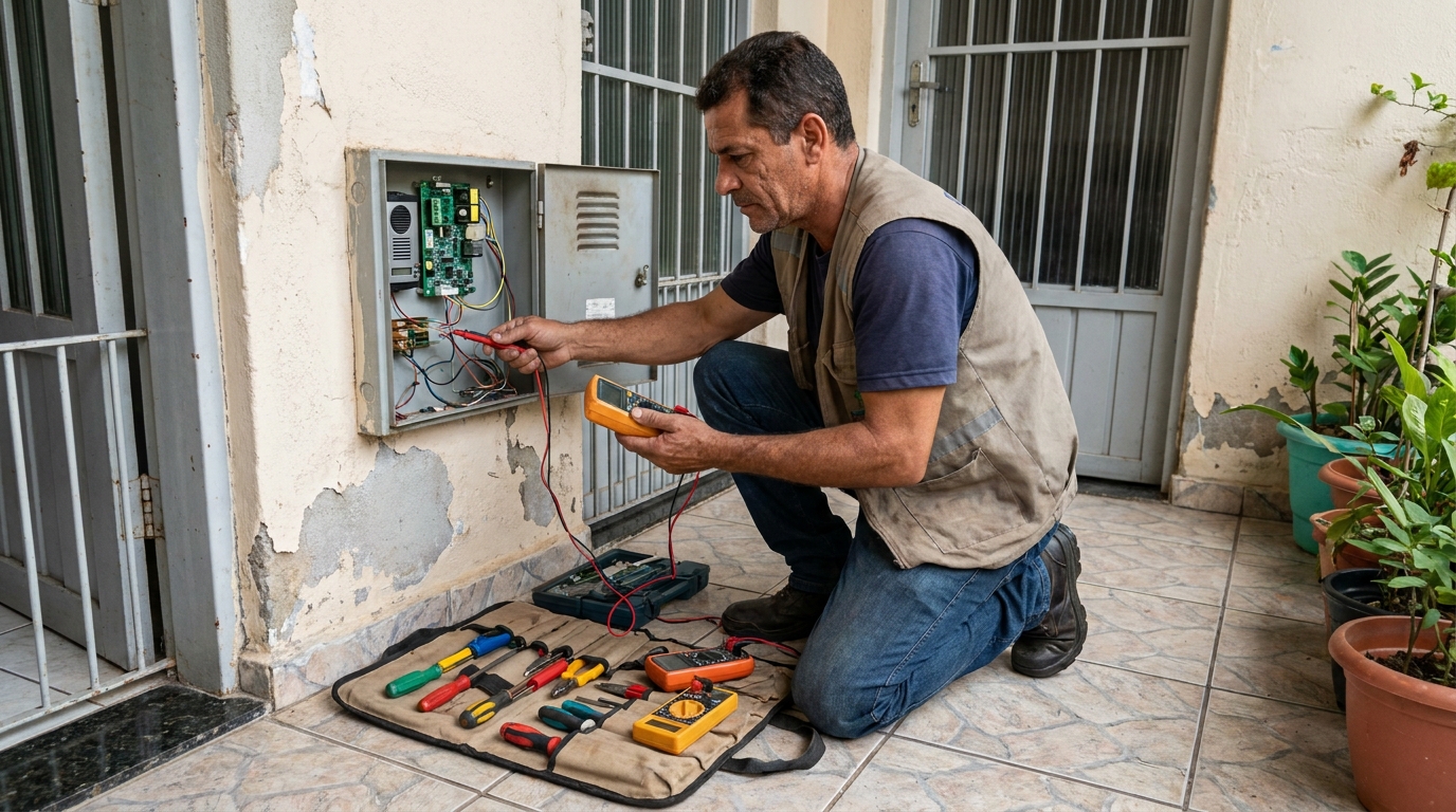 Troca de Fiação de Interfone no Jardim Belita, São Bernardo do Campo‑SP